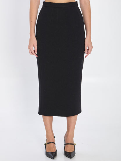 DOLCE&amp;GABBANA 40 wool skirt 