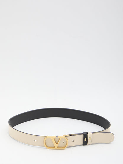 VALENTINO GARAVANI 75 reversible vlogo signature belt