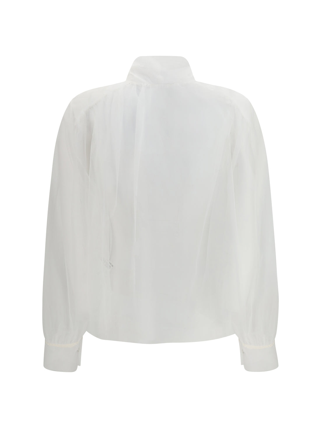 FORTE_FORTE I tulle shirt with sash