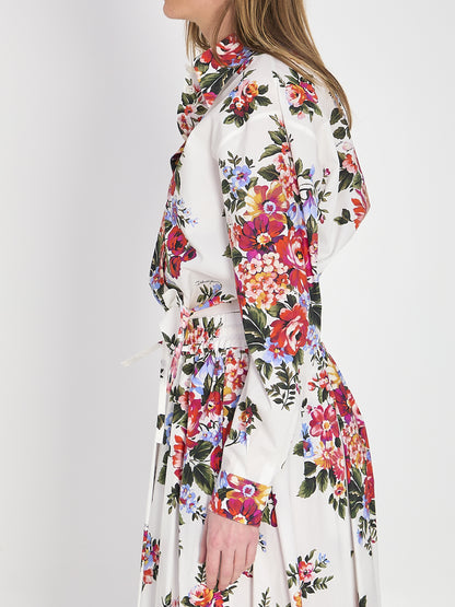 DOLCE&amp;GABBANA 40 bunch of flowers print shirt