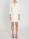 crepe couture dress