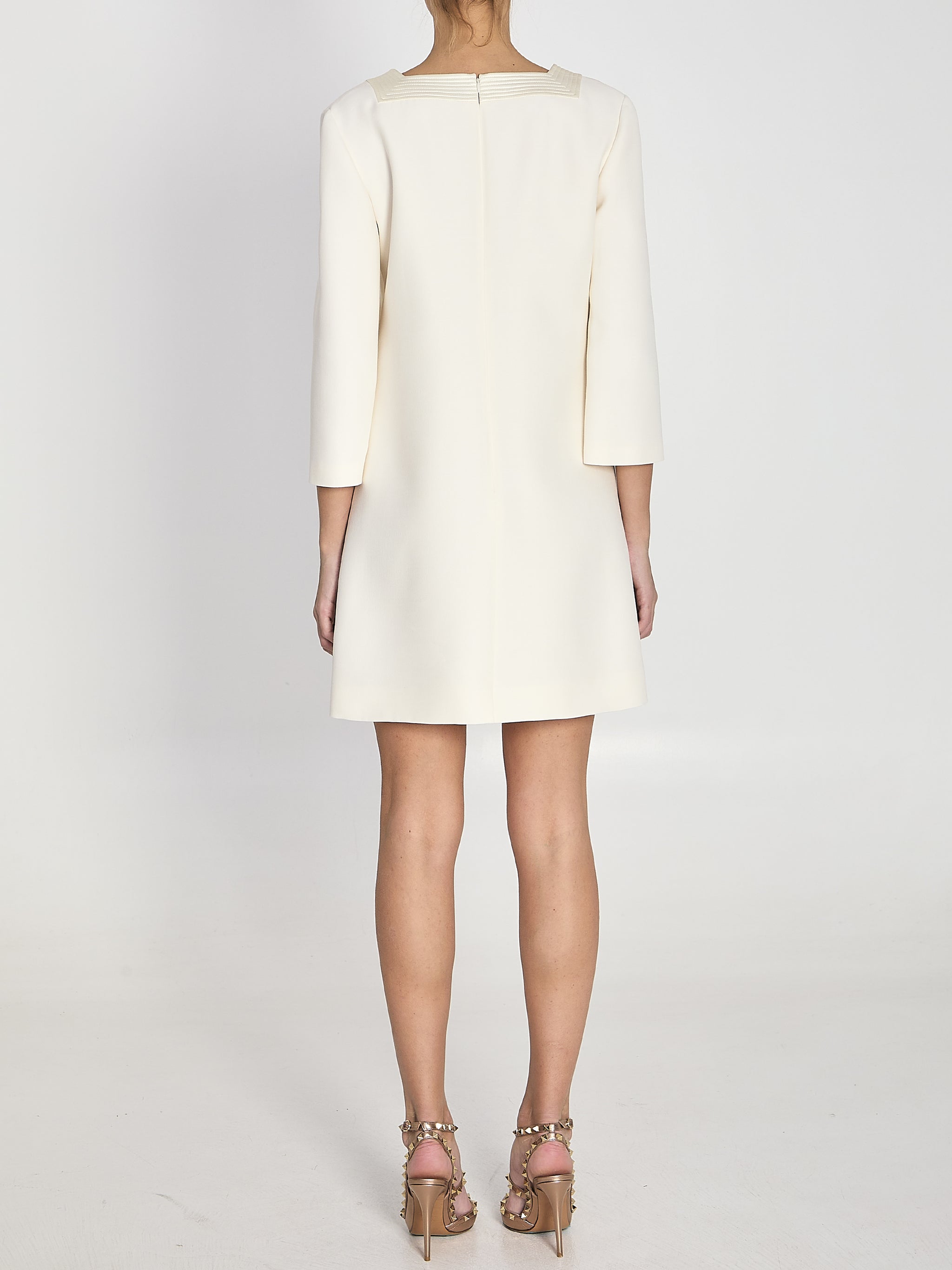 crepe couture dress