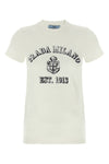used-effect cotton t-shirt