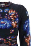 the farm rio bow garden top redefines contemporary knitwear through a structur