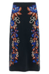 the farm rio bow garden knit midi skirt defines a new elegance through an essent