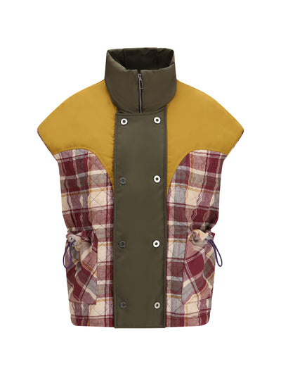 kate quilted padded vest