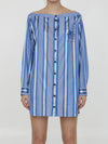 striped shirt dress