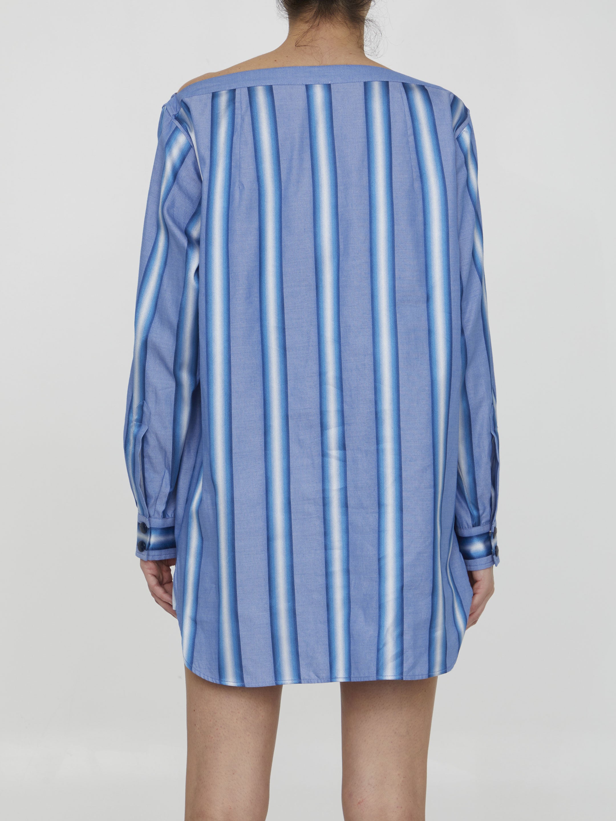 ETRO 38 striped shirt dress
