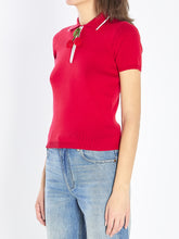 VALENTINO GARAVANI M embroidered cherry polo 