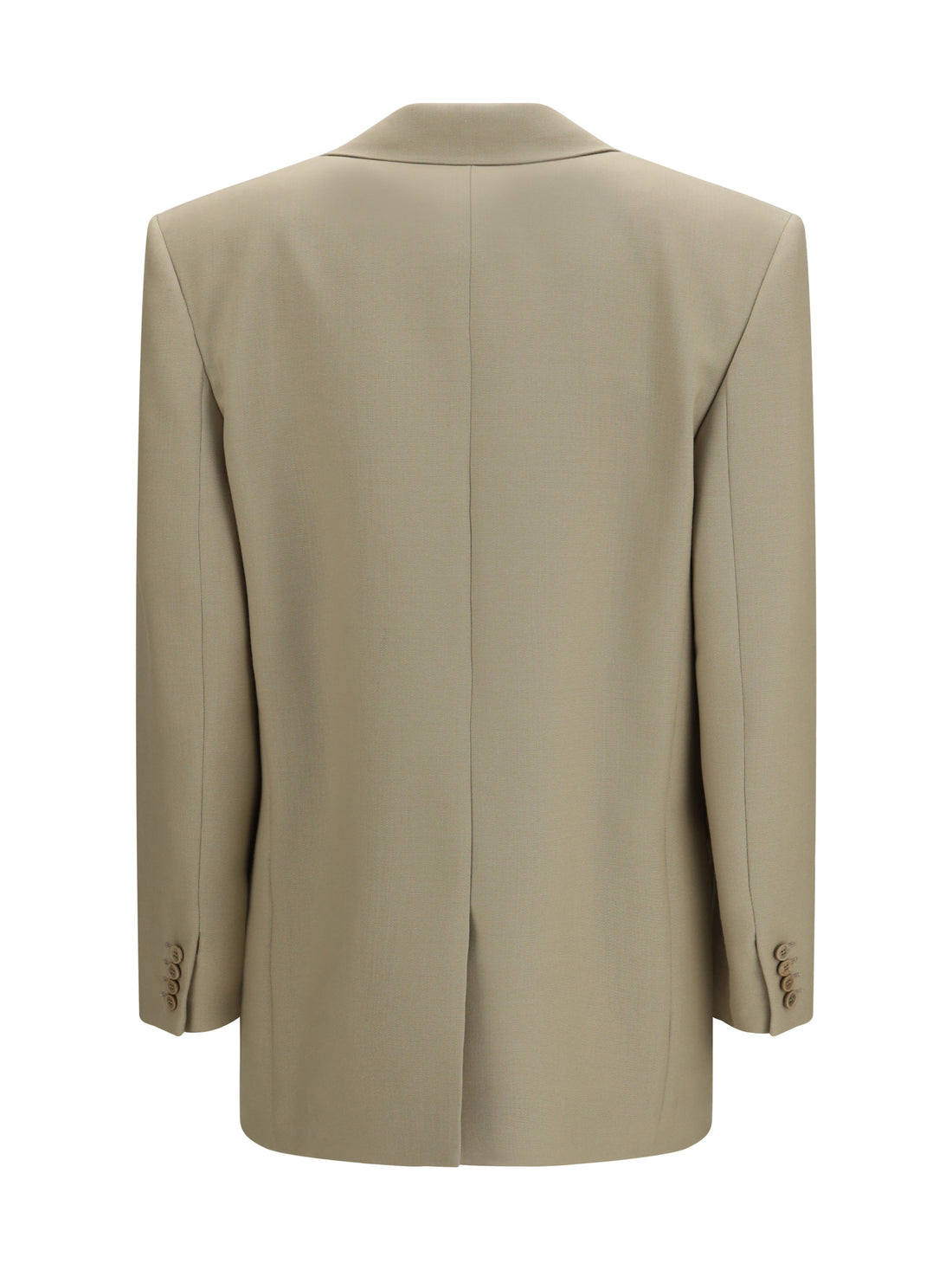 SAINT LAURENT 38 single-breasted jacket in wool and silk