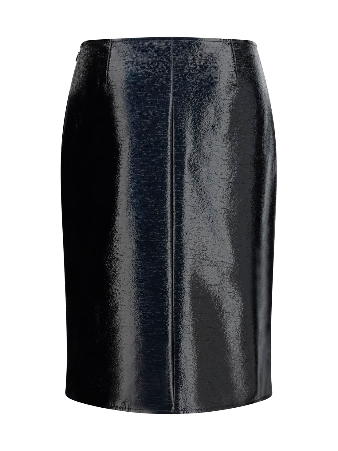 COURRÈGES 36 vinyl midi skirt