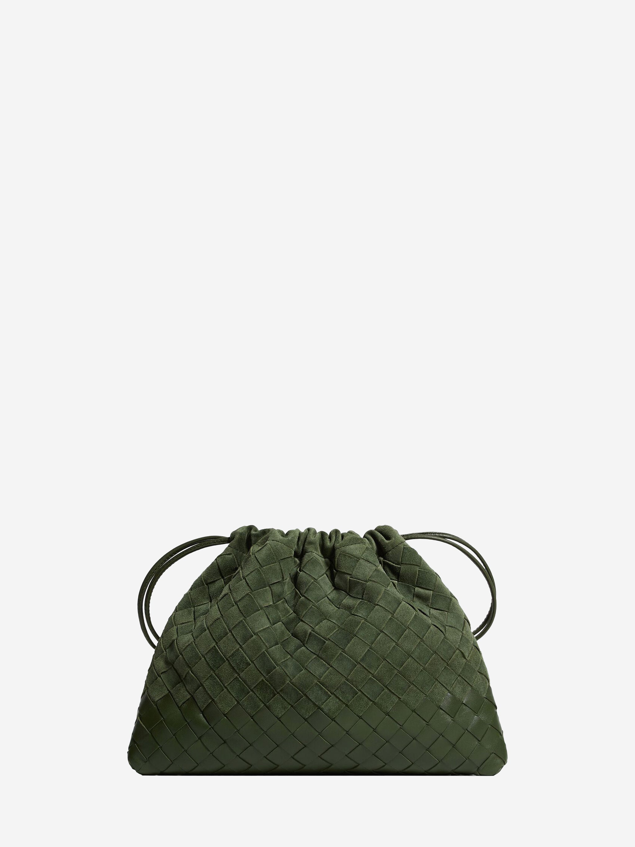 green tweed dustbag bag