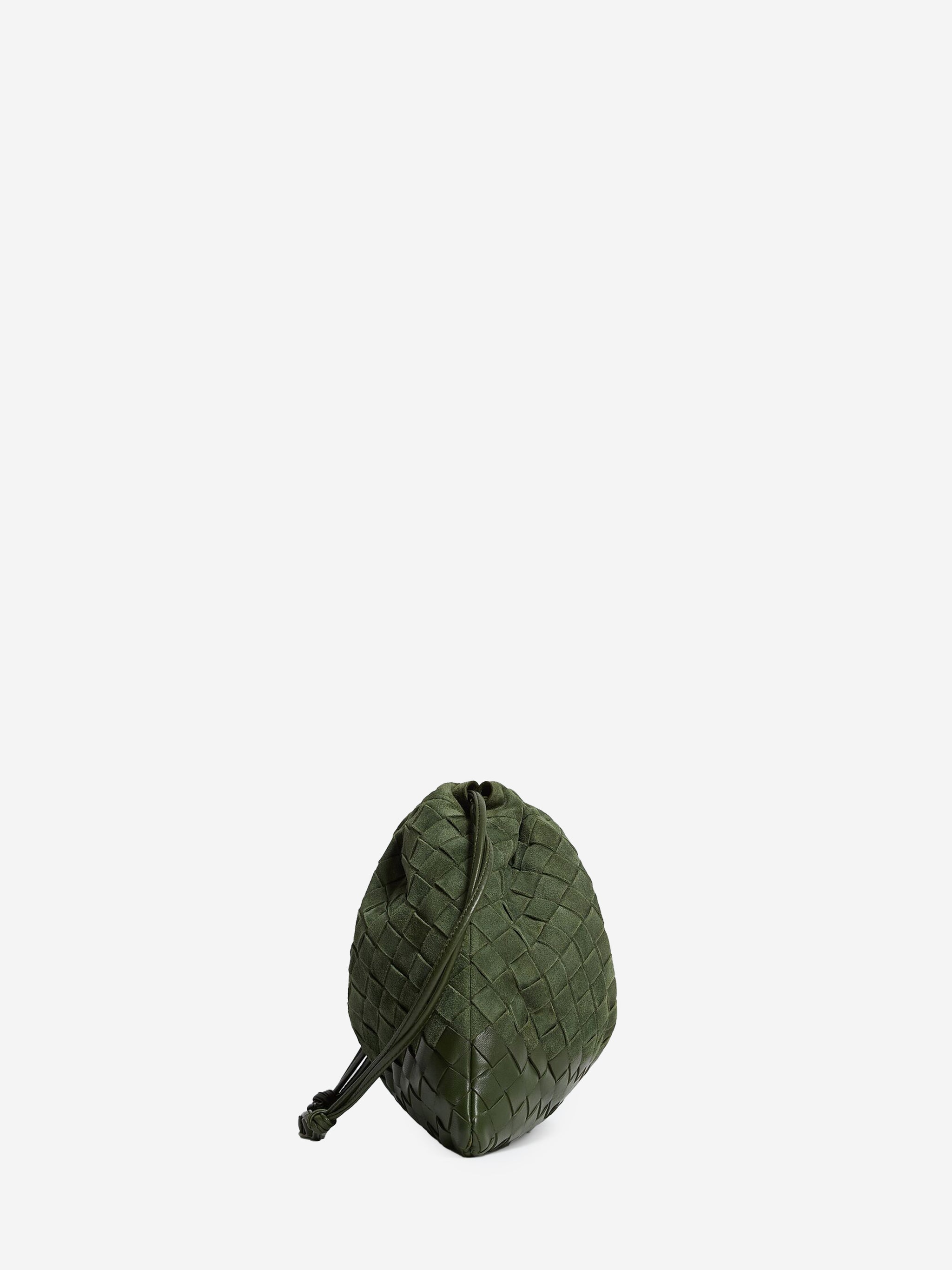 green tweed dustbag bag