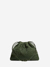 green tweed dustbag bag