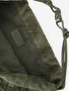 green tweed dustbag bag