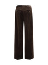 velvet tailored pants