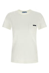 used-effect cotton jersey t-shirt