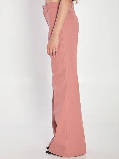 CHLOE 36 flared trousers 