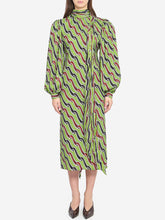 GUCCI 40 printed silk dress