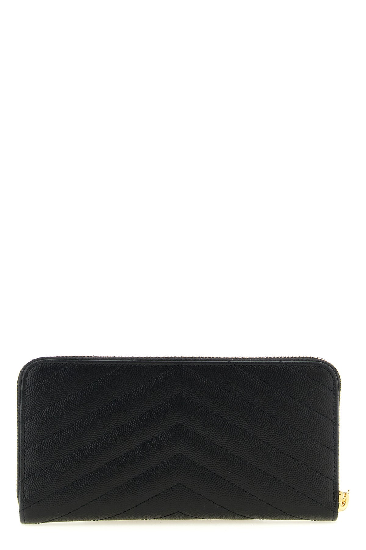 monogramme wallet in matelassé leather
