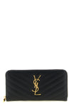 monogramme wallet in matelassé leather