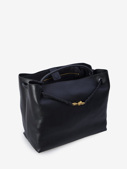 BOTTEGA VENETA OS black large andiamo bag