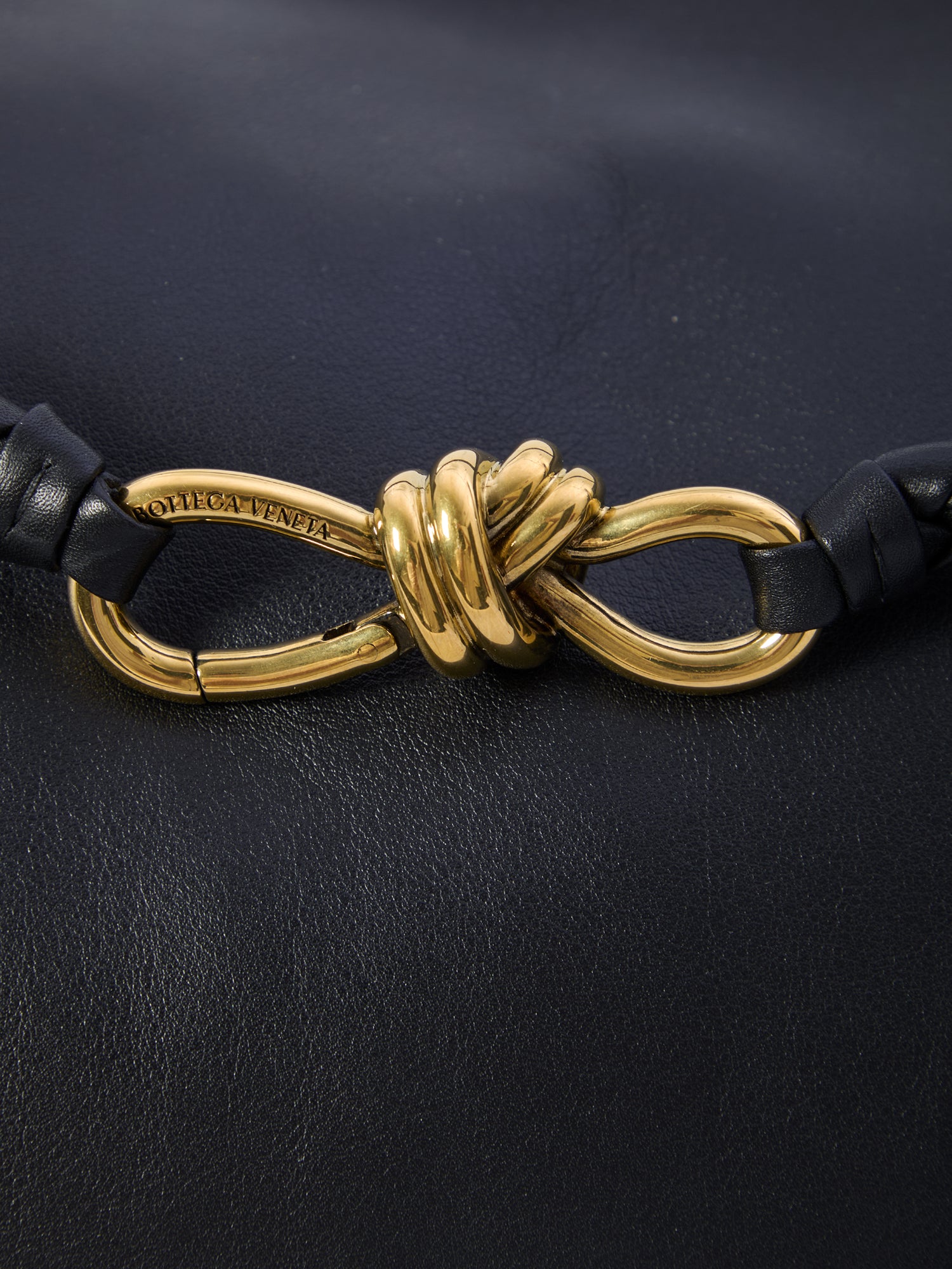 BOTTEGA VENETA OS black large andiamo bag