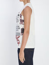 printed jersey top