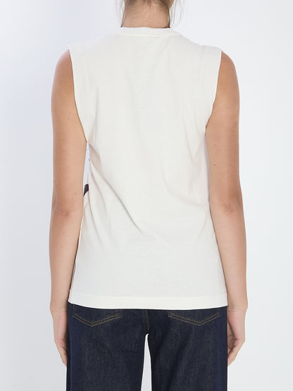 DOLCE&amp;GABBANA 40 printed jersey top