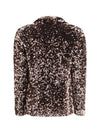 single-breasted jacket with sequins