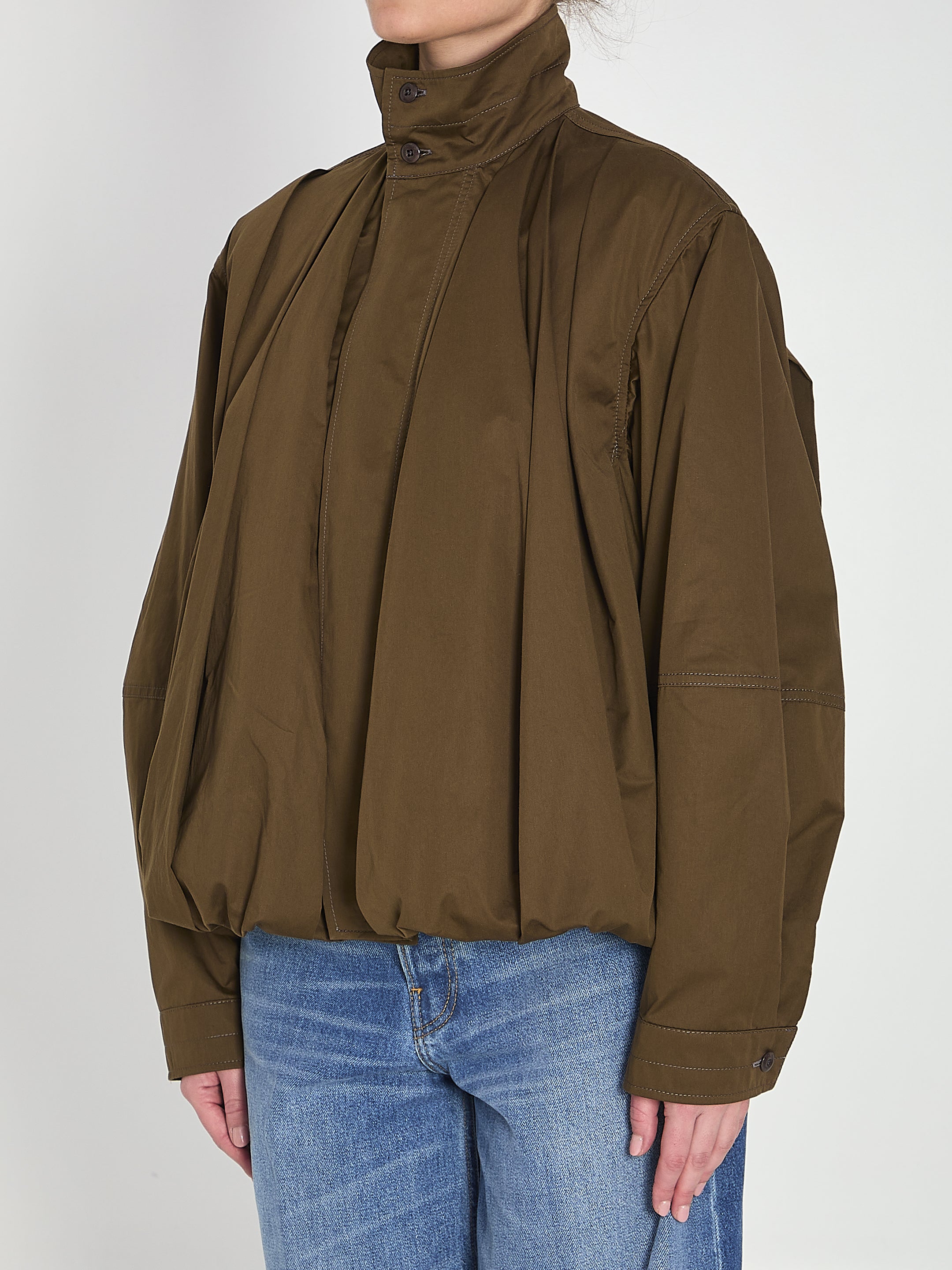 LEMAIRE 34 pleated bomber jacket 