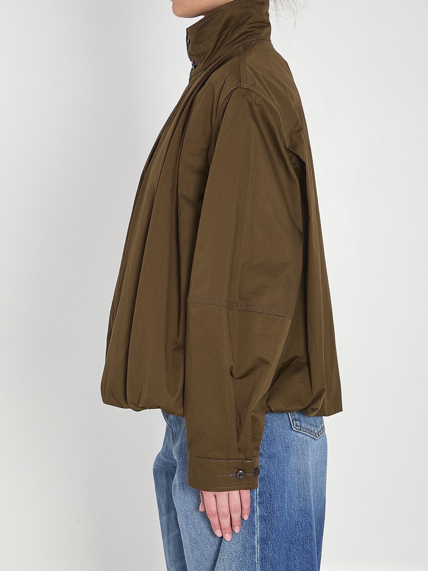 LEMAIRE 34 pleated bomber jacket 