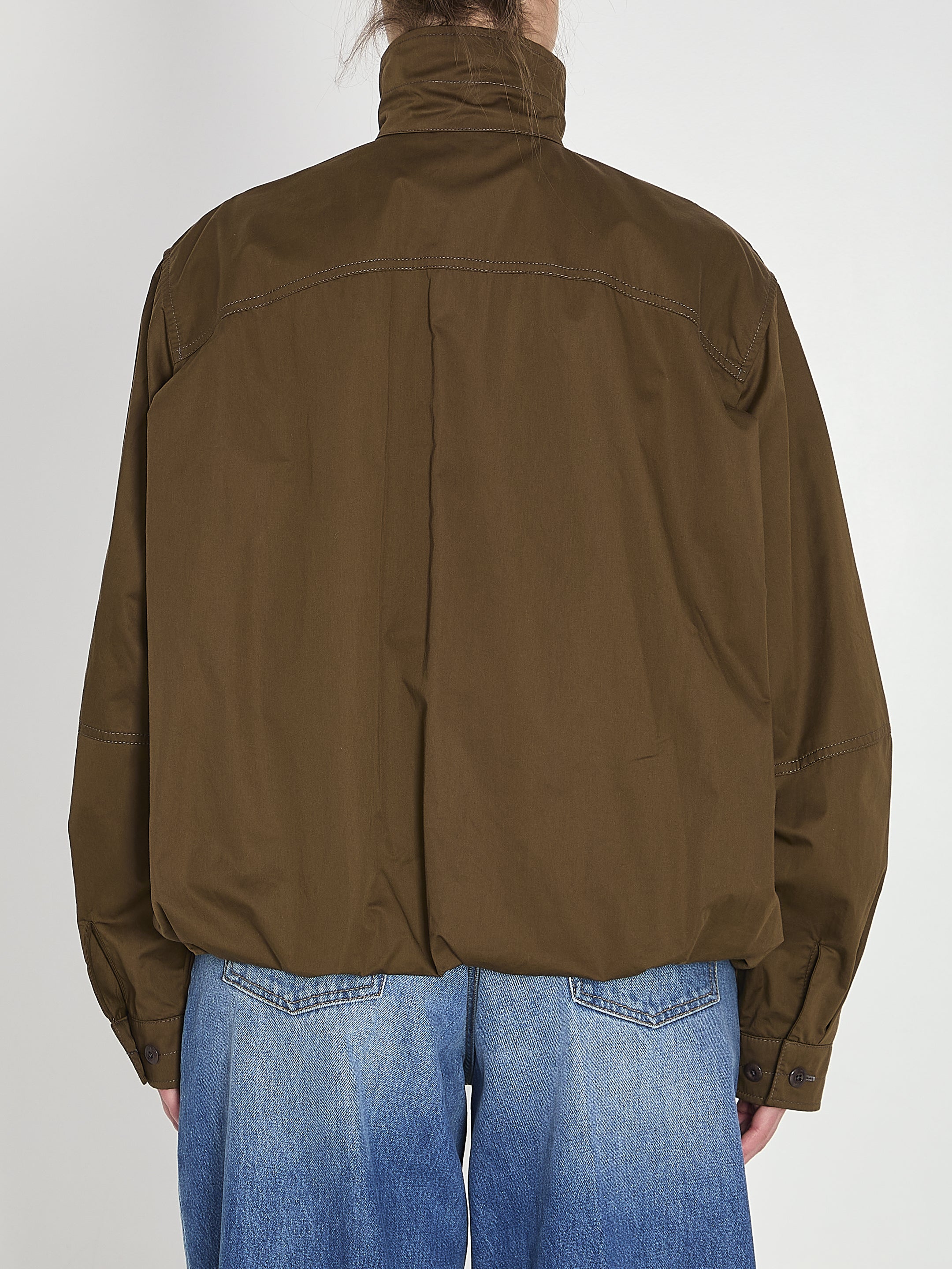 LEMAIRE 34 pleated bomber jacket 