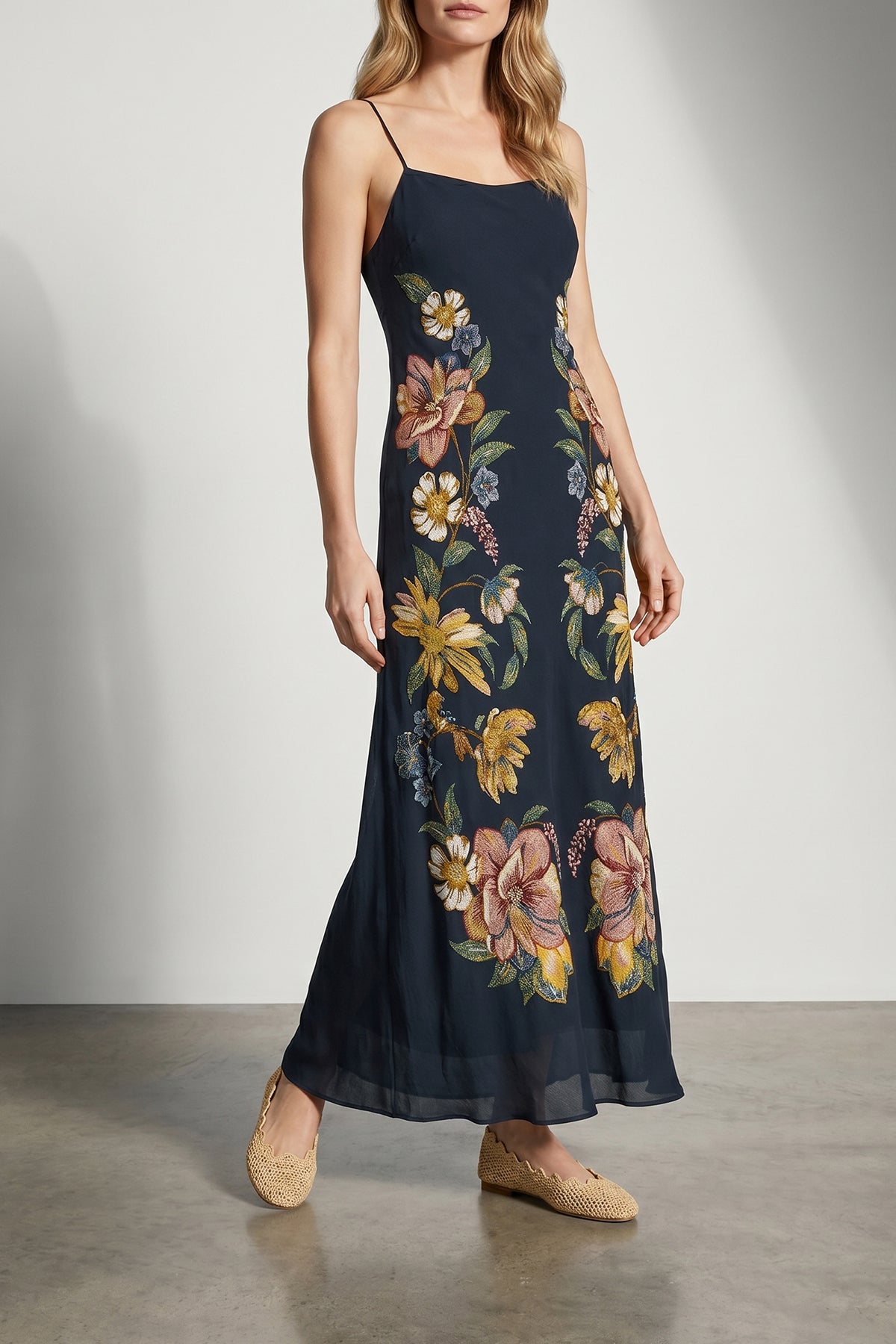 lenzing ecovero®® long maira viscose dress