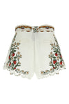 euroflax(tm) premium richelieu off-white fruit beauty linen shorts
