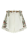 euroflax(tm) premium richelieu off-white fruit beauty linen shorts