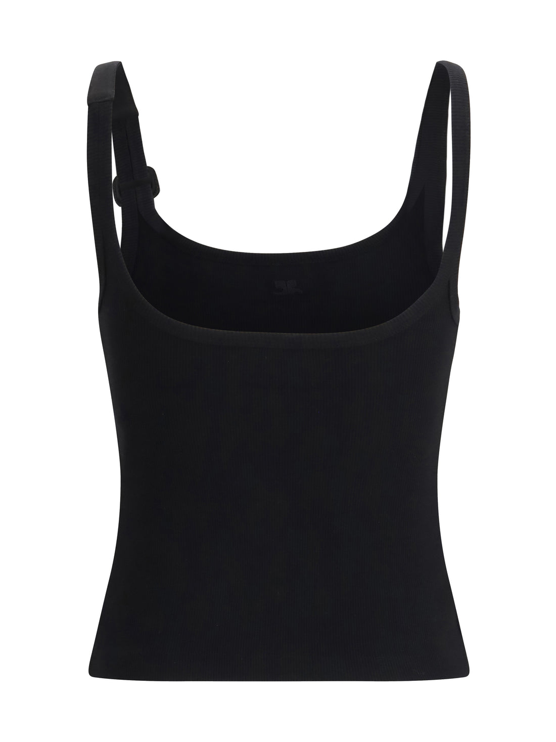 COURRÈGES M buckle 90’s rib tank top