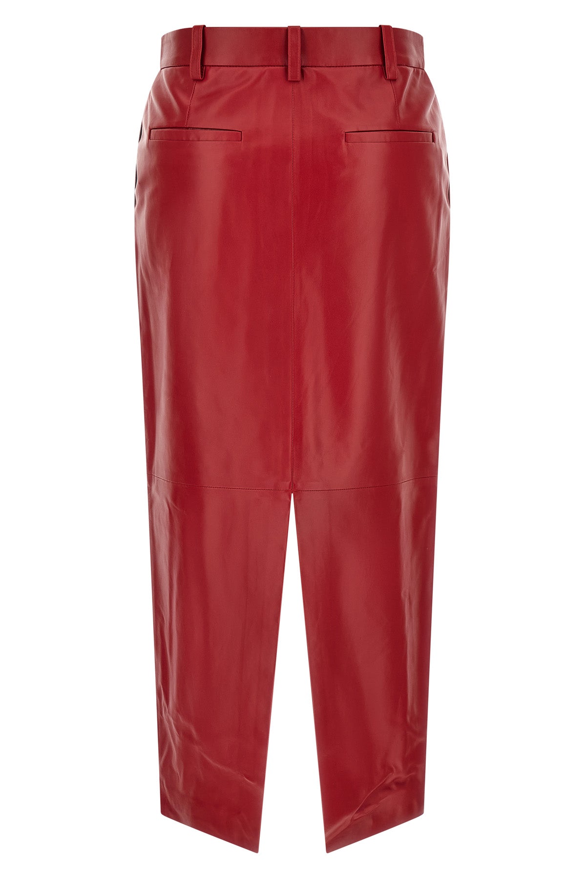 the midi skirt co redefines the codes of tailoring through a luxurious construct