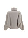 double-faced virgin wool and cashmere outerwear with detachable shearling insert