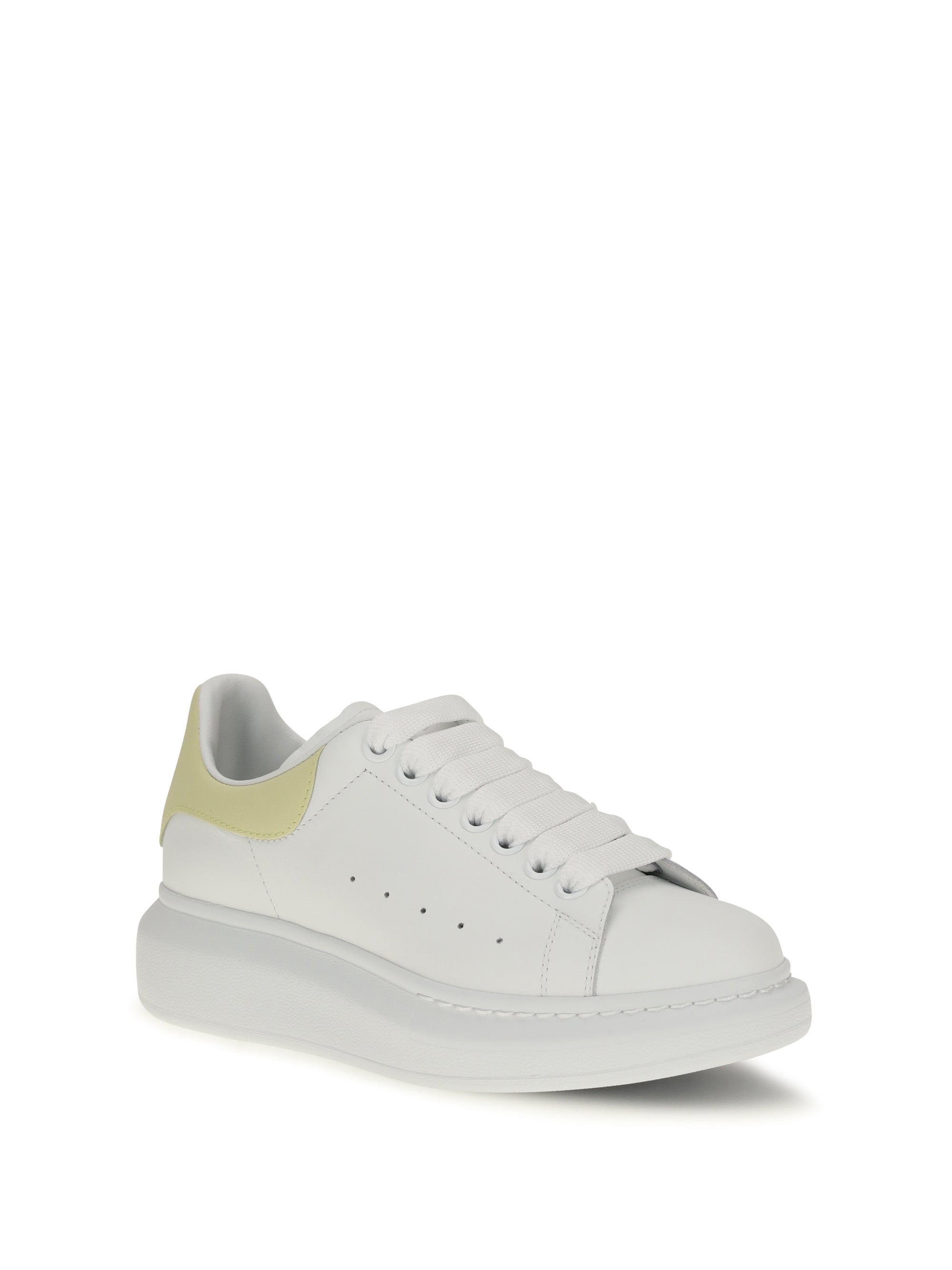 oversize leather sneakers