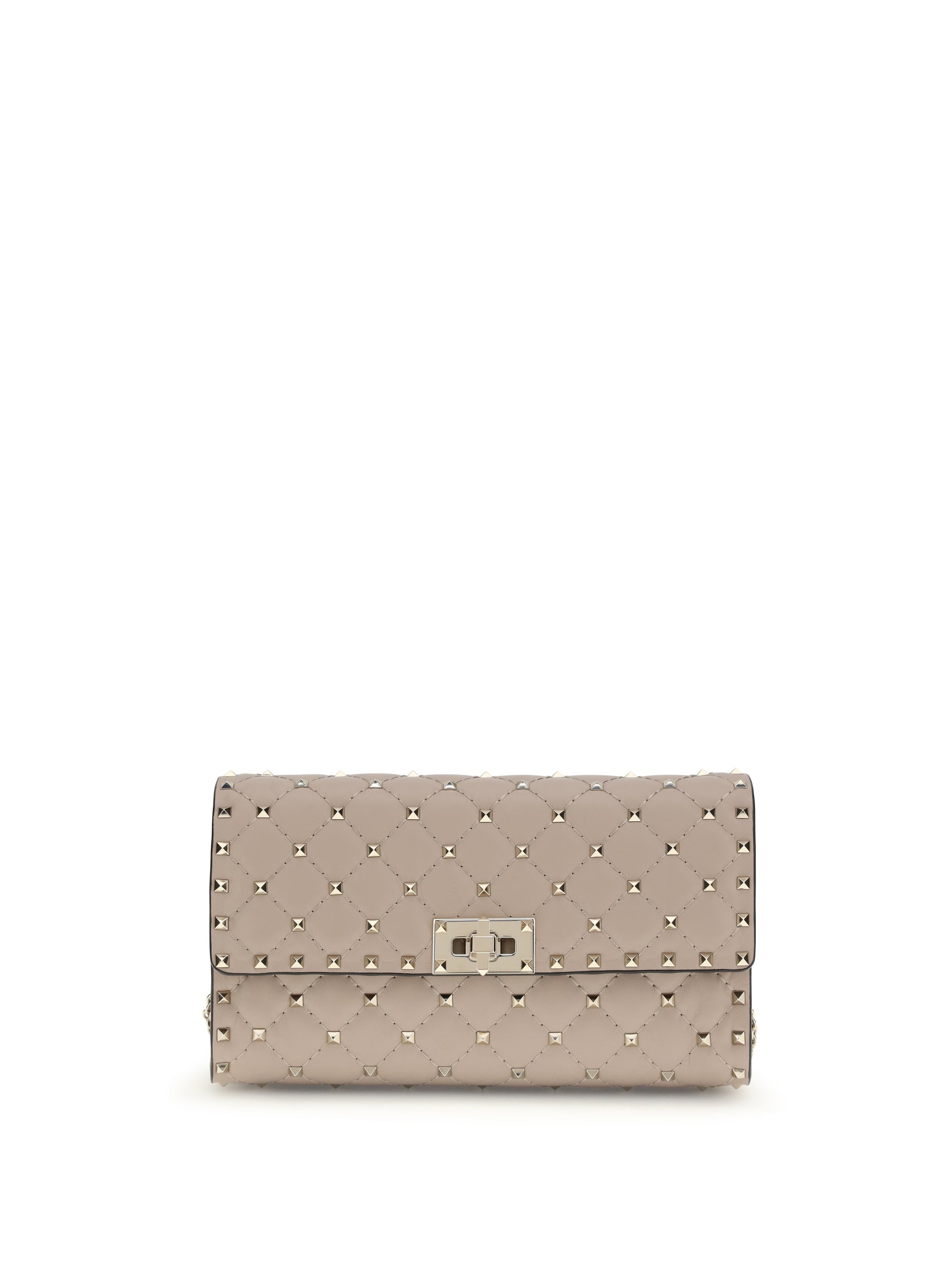 shoulder bag | rockstud spike | nappa/pl