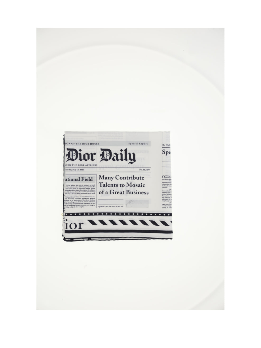 DIOR OS newspaper 90x90
