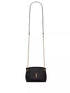Saint Laurent Front Flap Nolita Mini Bag With Quilted Topstitching