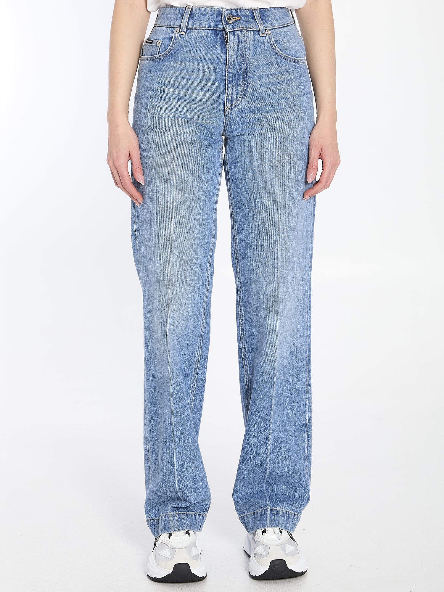 DOLCE&amp;GABBANA 44 wide-leg jeans