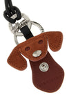 the longchamp keyring stands out for its dog shape