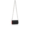 Paloma Spiked Leather Wallet on Chain