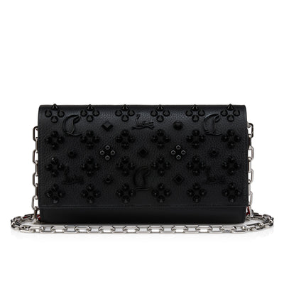 Paloma Spiked Leather Wallet on Chain
