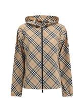 BURBERRY M archivio check waterproof jacket 