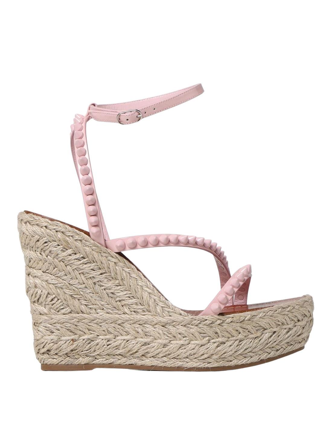 CHRISTIAN LOUBOUTIN Mafaldina Pink Espadrille Wedges