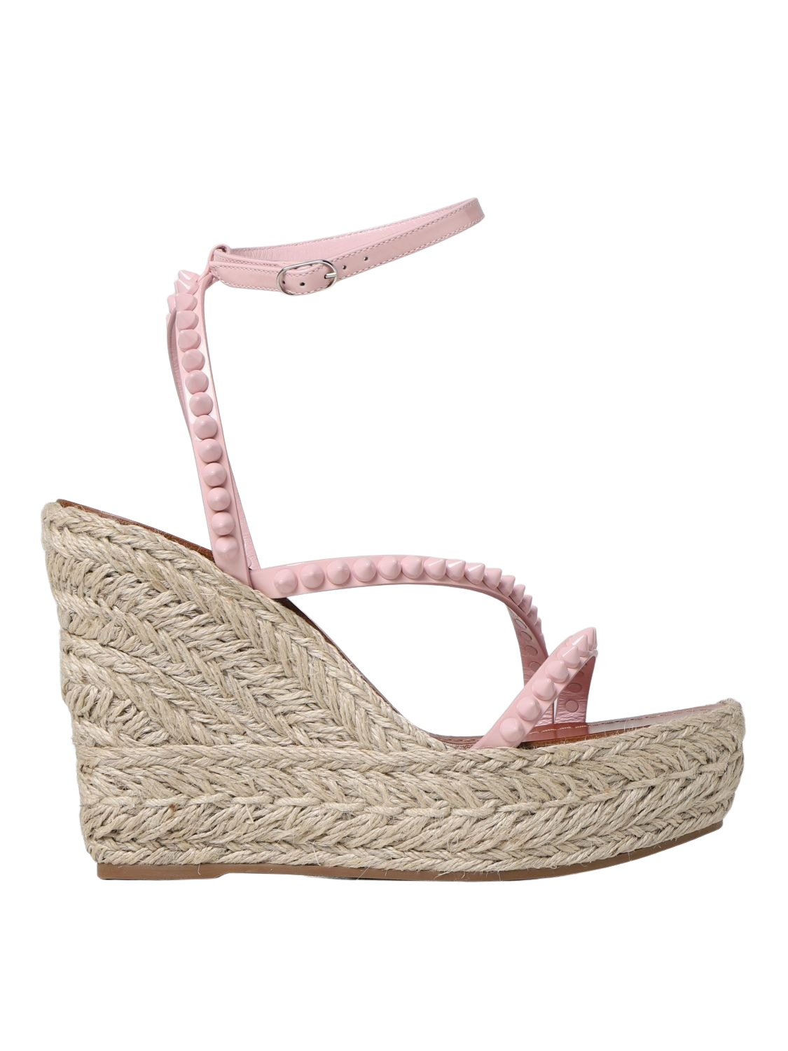 CHRISTIAN LOUBOUTIN Mafaldina Pink Espadrille Wedges